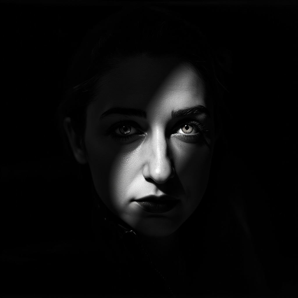noir_portrait — black & white portrait